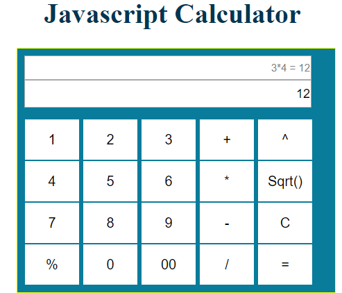 javascript calculator